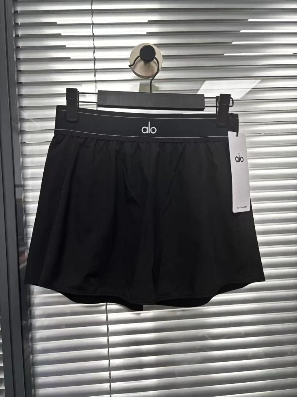 💅ALO Yoga classic black tennis skirt, high-waisted athletic mini skirt 🎾